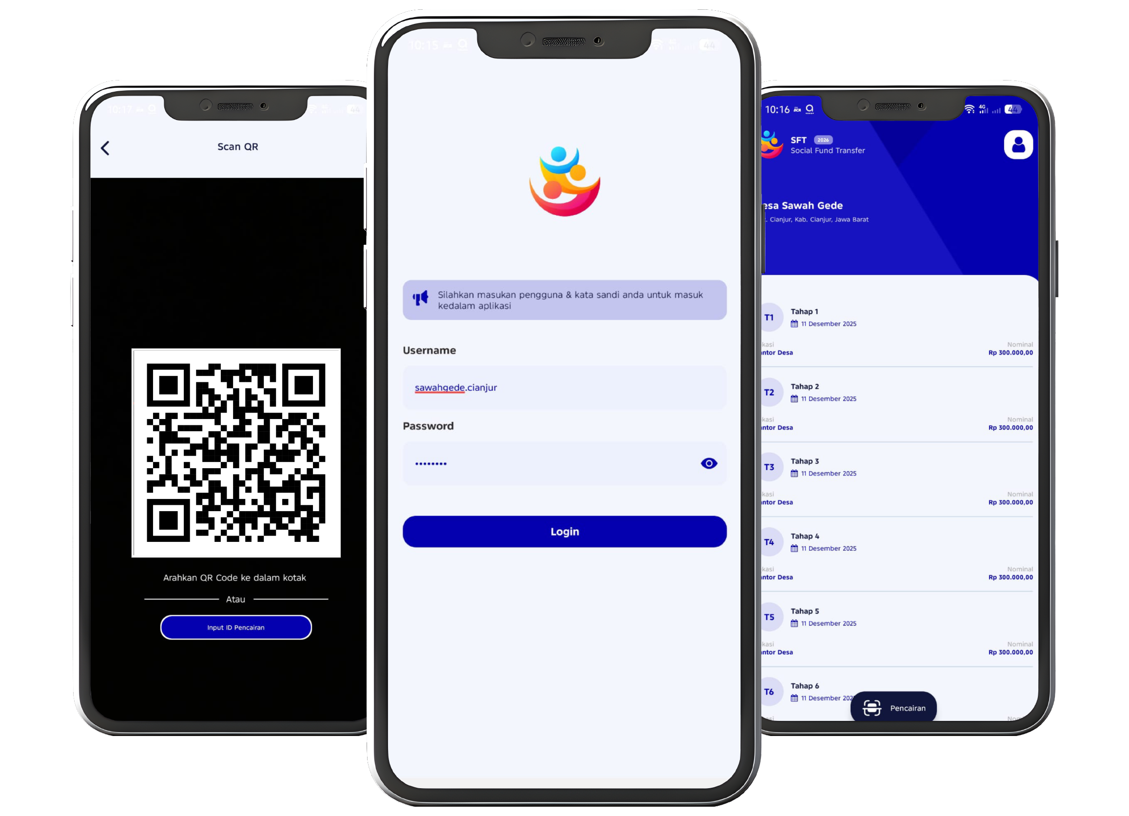 Platform Mobile Untuk Bansos (SFT)